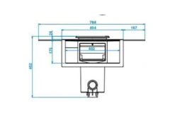 BWT Skimmer Hoge Waterlijn | Grijs 8 BWT Skimmer Hoge Waterlijn | Grijs -Bestway Winkel aquareva skimmer hoge waterlijn afmeting 2 1 aangepast grijs