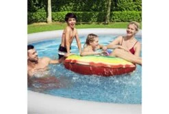 Bestway Fast Set Rotan Zwembad | Ø 396 X 84 Cm 10 Bestway Fast Set Rotan Zwembad | Ø 396 X 84 Cm -Bestway Winkel bestway fast set rotan mensen 2