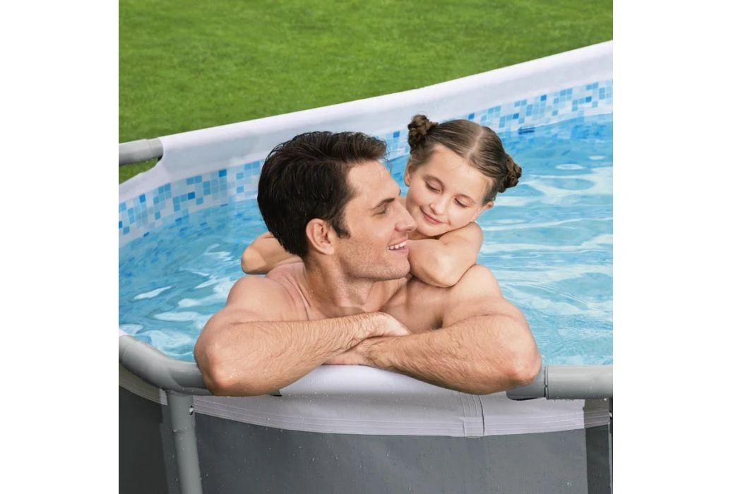 Bestway Power Steel Zwembad | 305 X 200 X 84 Cm 5 Bestway Power Steel Zwembad | 305 X 200 X 84 Cm - Afbeelding 3