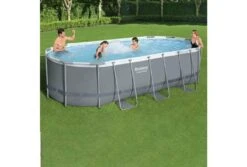 Bestway Power Steel Zwembad | 549 X 274 X 122 Cm -Bestway Winkel bestway power steel zwembad 549 x 274 x 122 cm in gebruik