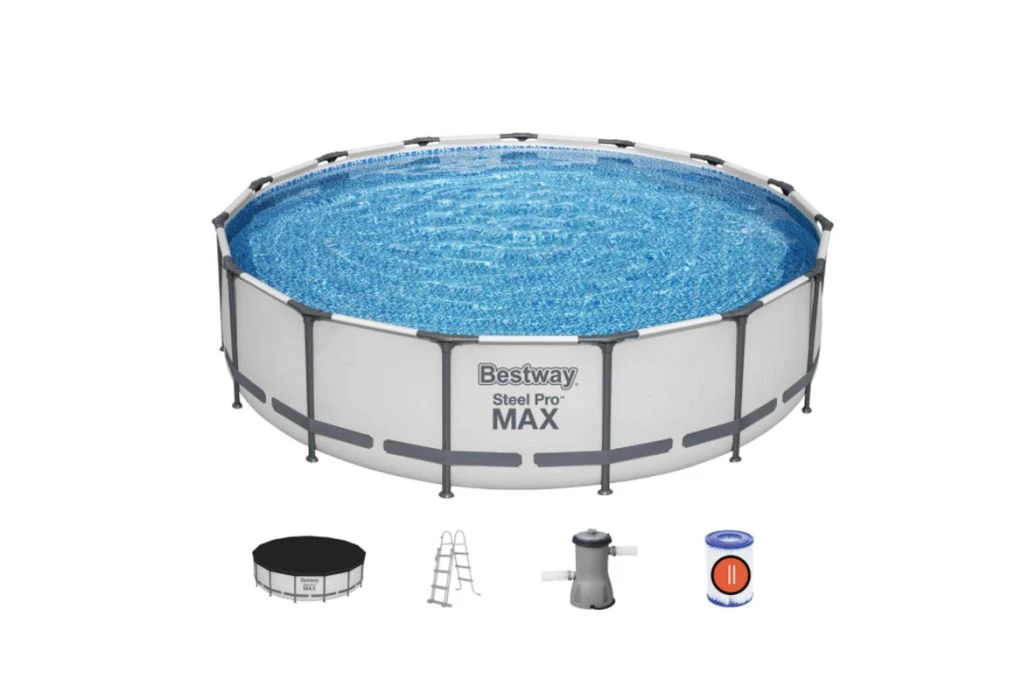 Bestway Steel Pro Max Zwembad | Ø 457 X 107 Cm 4 Bestway Steel Pro Max Zwembad | Ø 457 X 107 Cm - Afbeelding 2