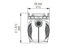Emaux Variabele Zwembadpomp | SPV150 -Bestway Winkel emaux spv150 afmetingen 1
