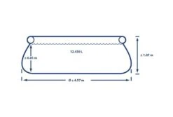 Intex Easy Set Zwembad | 457 X 107cm -Bestway Winkel intex easy set zwembad 457 x 107cm afmetingen