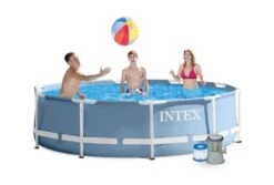 Intex Prism Frame Zwembad | 366 X 76cm Met Pomp -Bestway Winkel intex prism frame zwembad 305 x 76cm met pomp 1