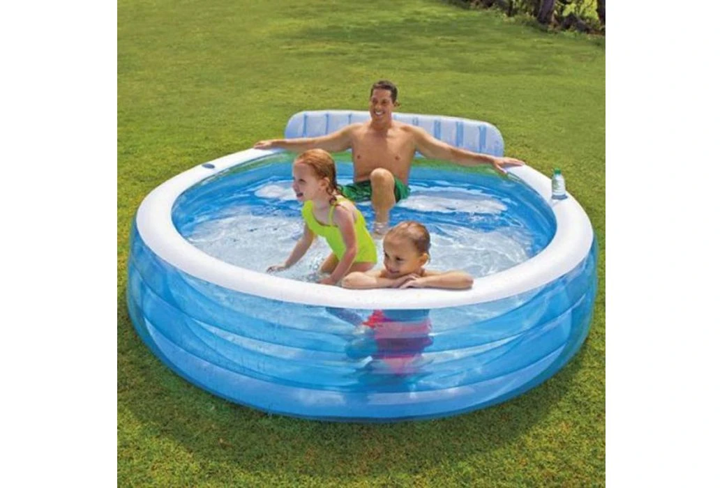 Intex Opblaasbaar Zwembad Met Bankje 4 Intex Opblaasbaar Zwembad Met Bankje - Afbeelding 2