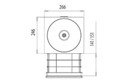 Weltico Skimmer A200 | Wit -Bestway Winkel skimmer a200 bovenaanzicht