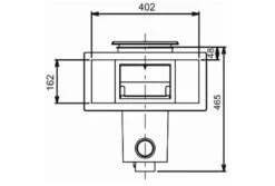 BWT Skimmer Breedbek | Mintgroen -Bestway Winkel skimmer breedbek afmetingen aanzicht 1 aangepast 2