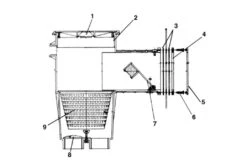 SNTE Skimmer Mand 7 SNTE Skimmer Mand -Bestway Winkel snte skimmer mand